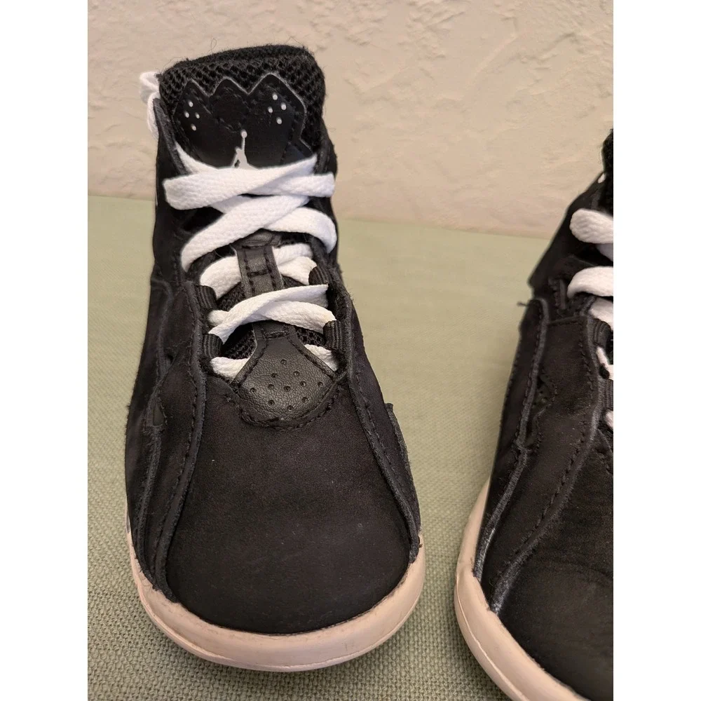 Kids Jordan True Flight‎ Black White Shoes Toddler Size 9C